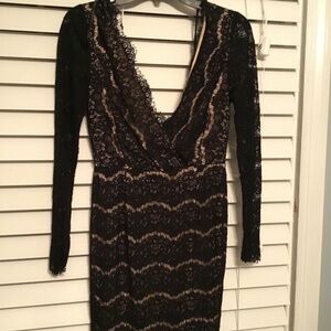 Lacy black dress with discounted shipping from Poshmark